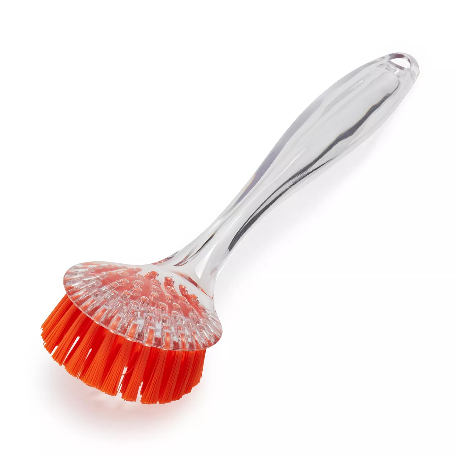 Casabella Clear Handle Dish Brush Scrubber