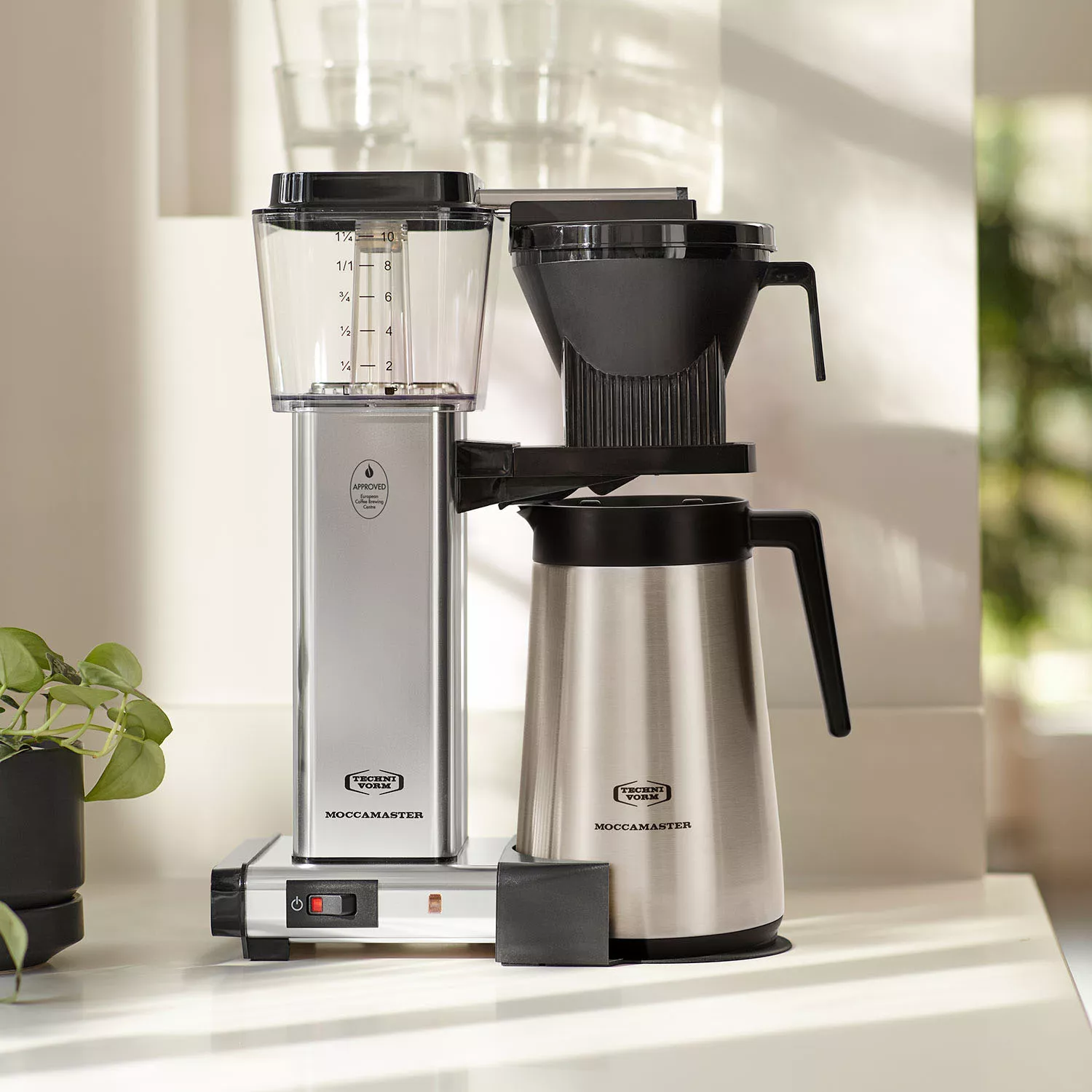 Technivorm Moccamaster KBT 741 Thermo Coffeemaker - Stainless Steel