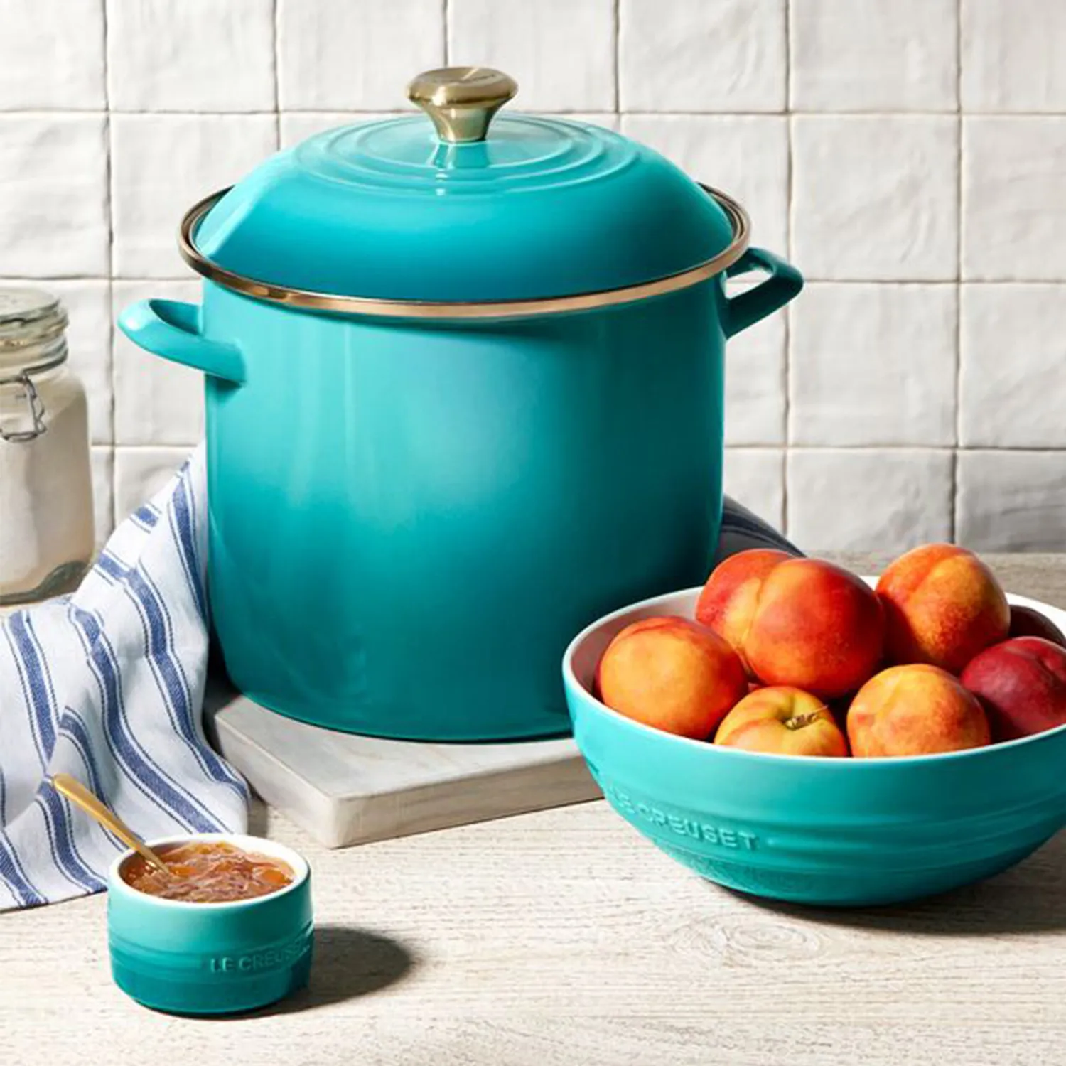 Le Creuset Enameled Steel Stockpot, 12 qt.