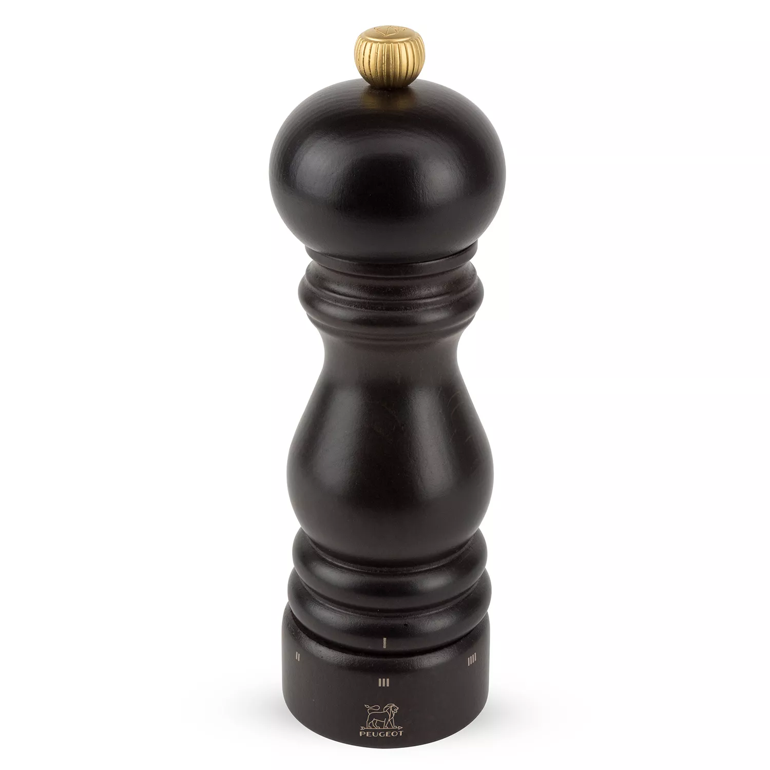 Peugeot Chocolate-Lacquer Paris U&#8217;Select Salt and Pepper Mill, 7&#34;
