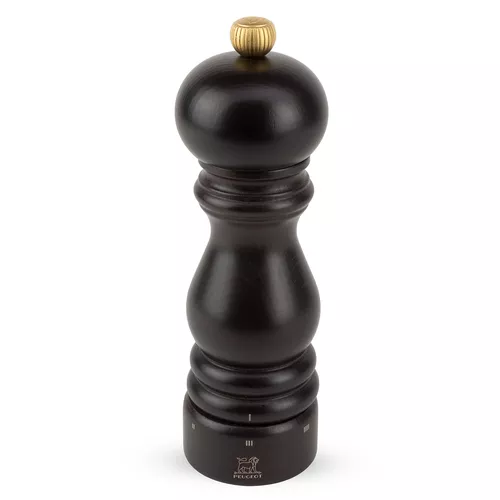 Peugeot Chocolate-Lacquer Paris U&#8217;Select Salt and Pepper Mill, 7&#34;