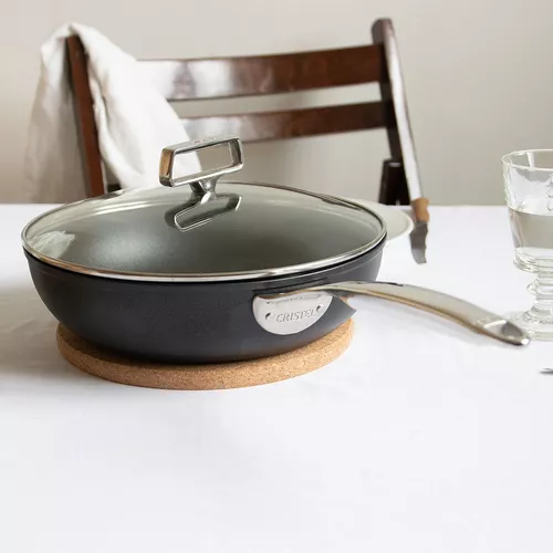Cristel Castel&#8217;Pro ULTRALU Nonstick Sauté Pans with Glass Lid