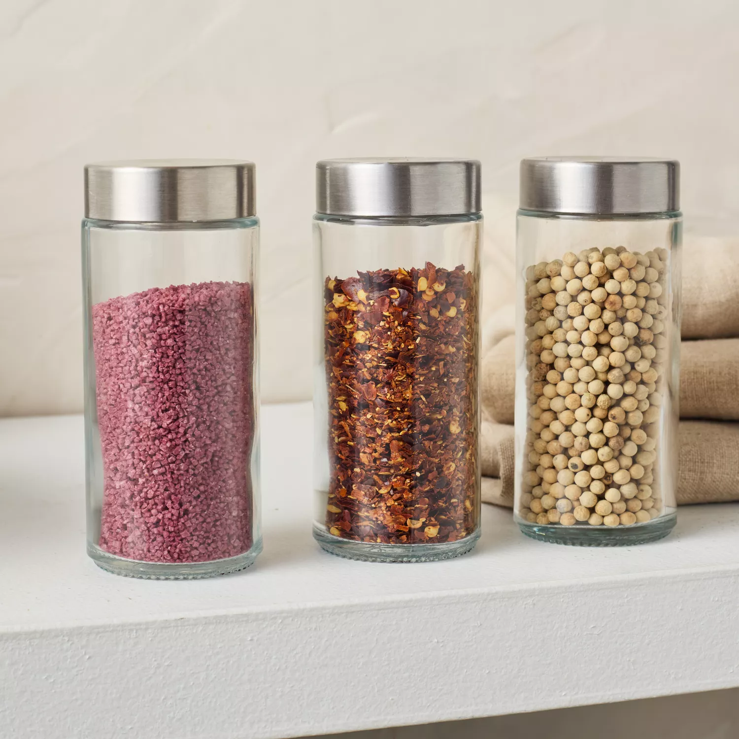 Sur La Table Glass Spice Jar