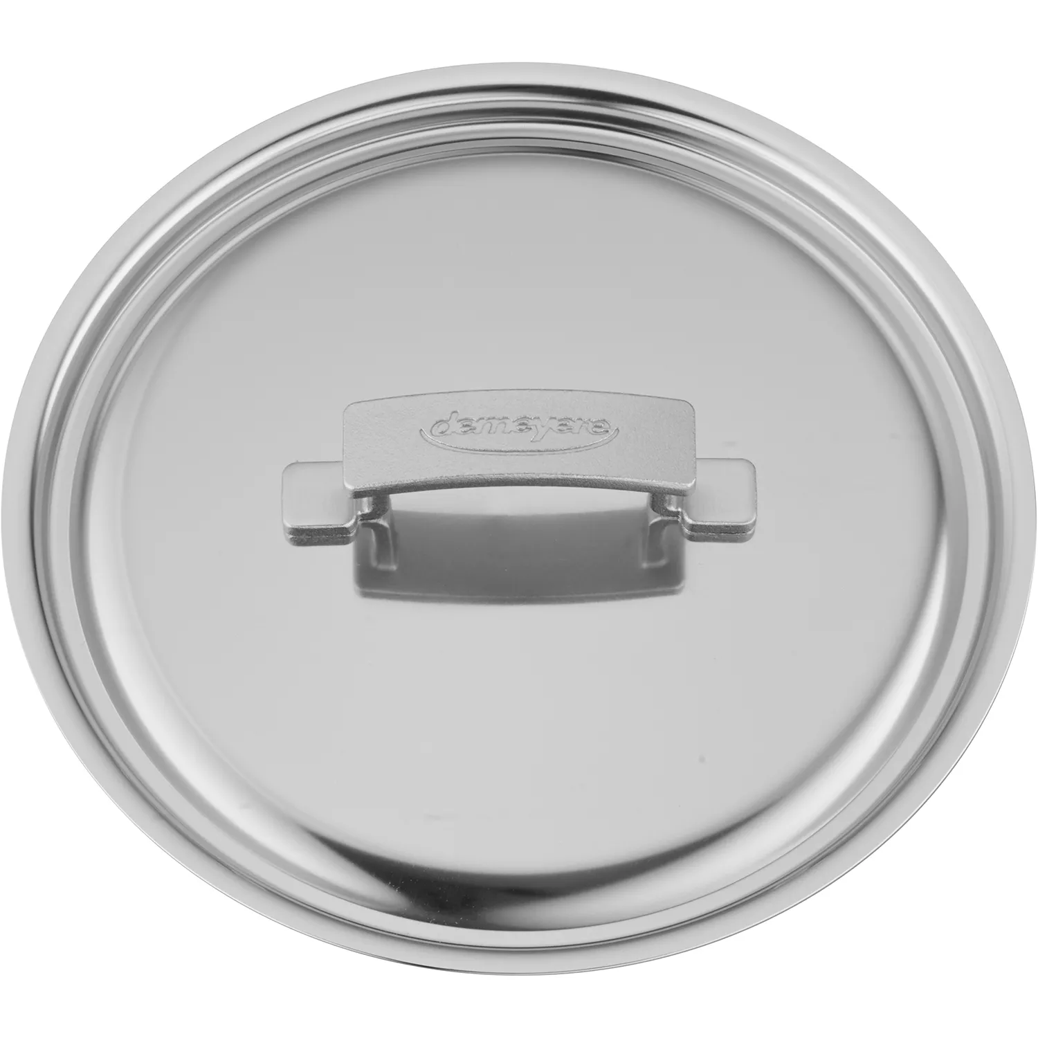 Demeyere Industry5 Stainless Steel Deep Sauté Pan With Double Handle & Lid, 4 Qt.