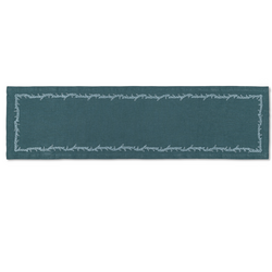 Henry Handwork Prism Vine Embroidered Linen Runner