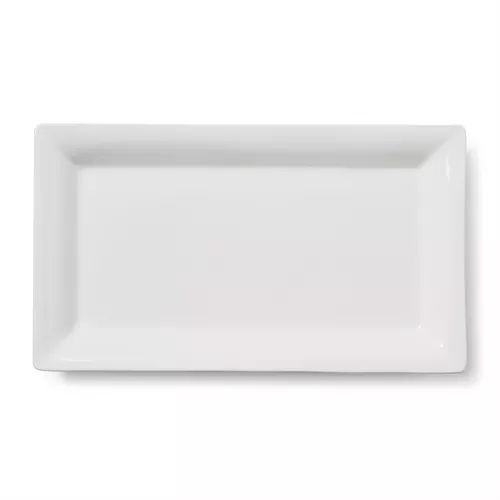 Sur La Table White Rectangular Platter, 20.75"