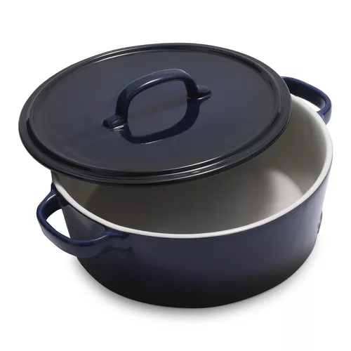 Sur La Table La Marque 84 Stoneware Round Casserole with Lid, 4.5 qt.