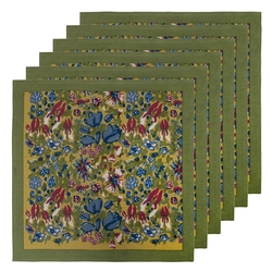 Couleur Nature Jardin Napkins, Set of 6