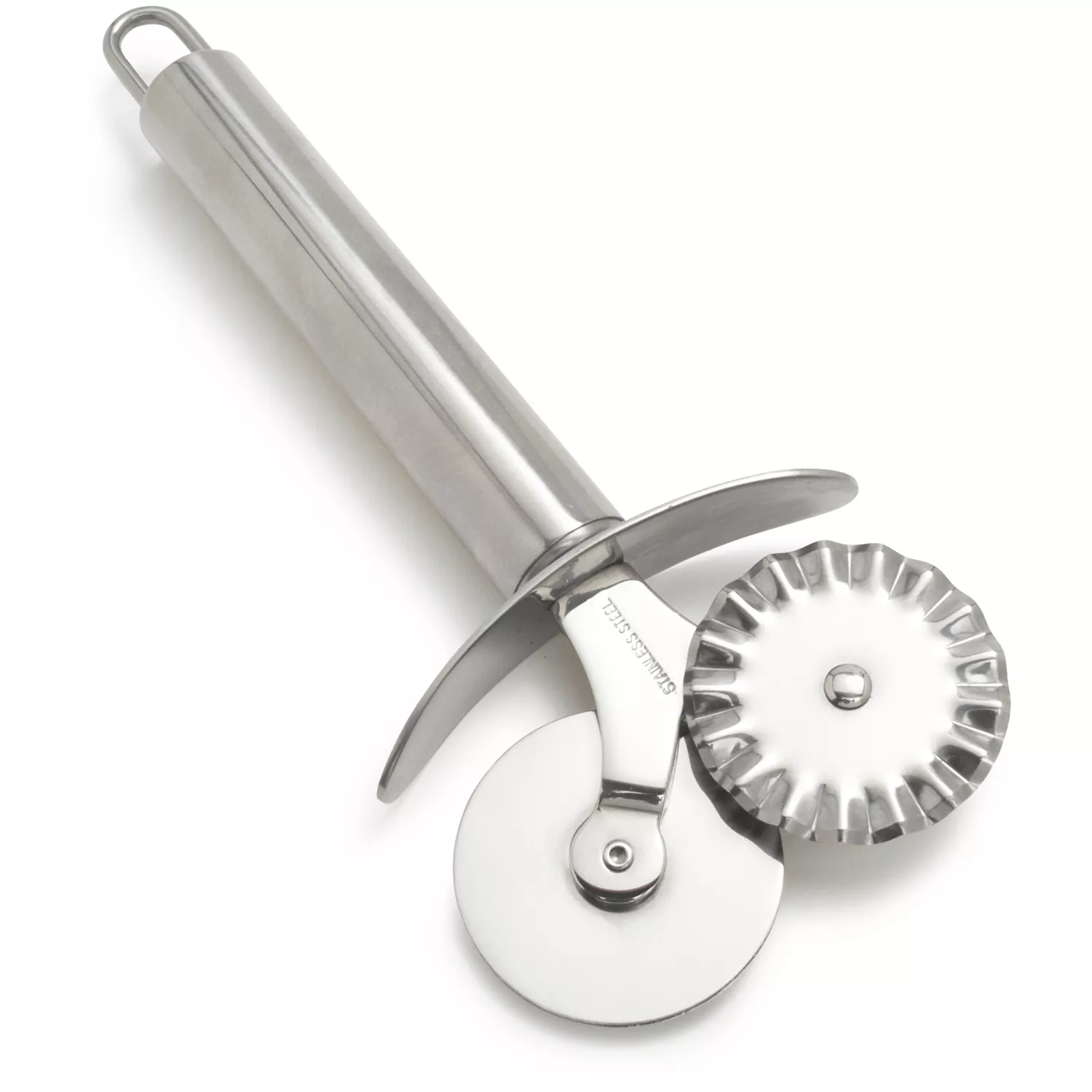 Sur La Table Stainless Steel Double Pastry Cutter, Silver