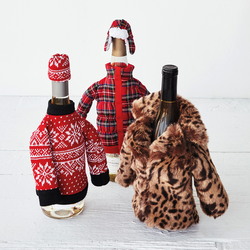 Apr&#232;s Ski Wine Bottle Sweater