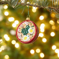 Sur La Table Ramen Bowl Glass Ornament