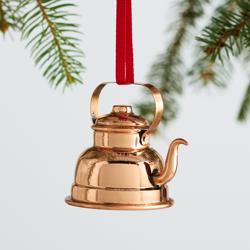 Sur La Table Copper Teapot Ornament, 2.36" Copper ornaments are the best