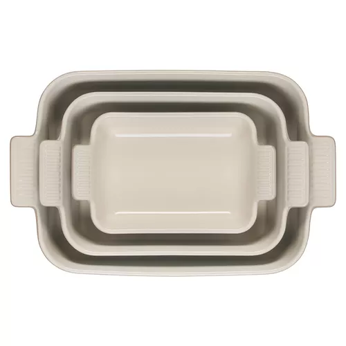 Le Creuset Heritage Stoneware 3-Piece Rectangular Baker Set