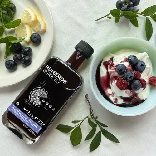 Runamok Blueberry Lemon Infused Maple Syrup
