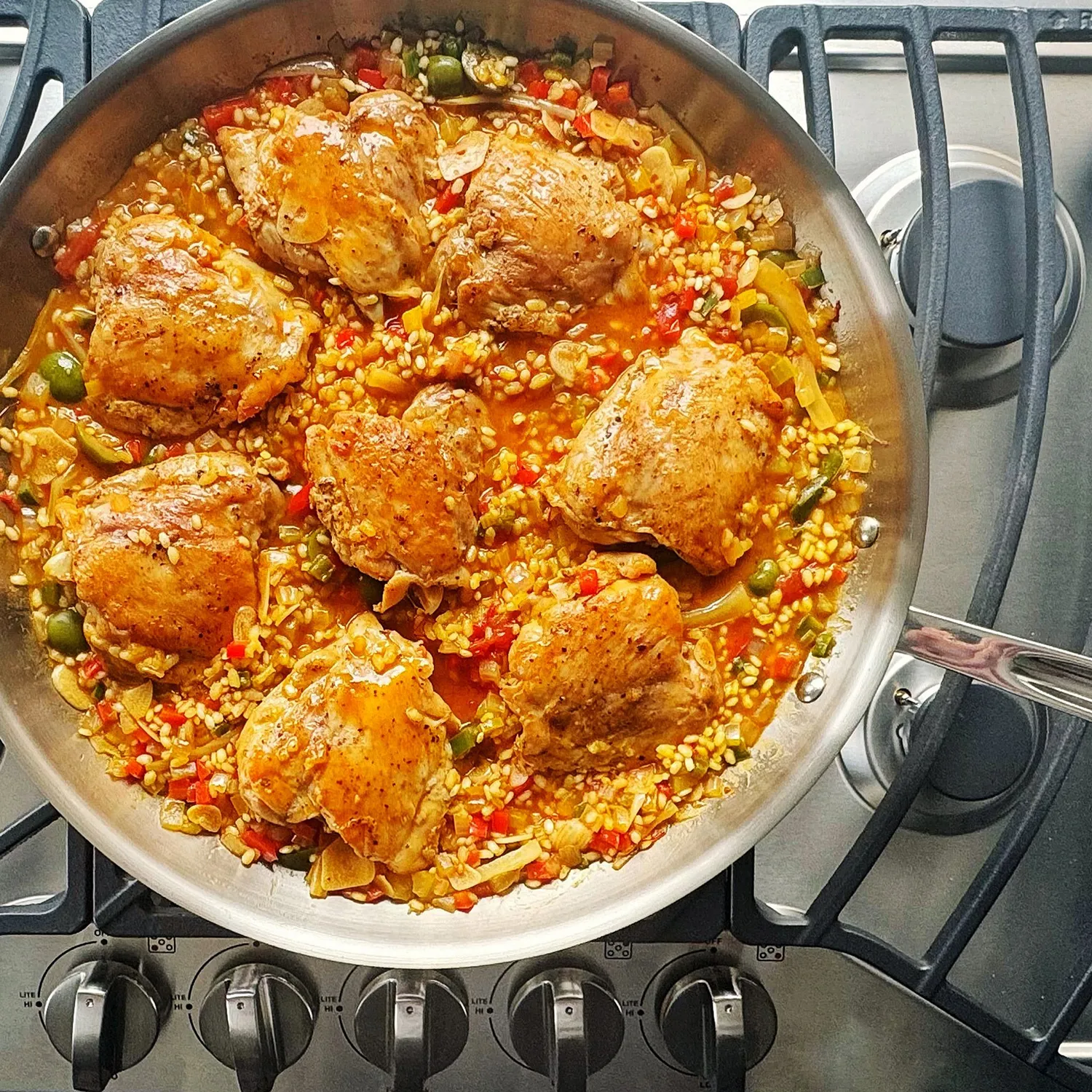 All-Clad D3 Stainless Steel Skillet with Lid