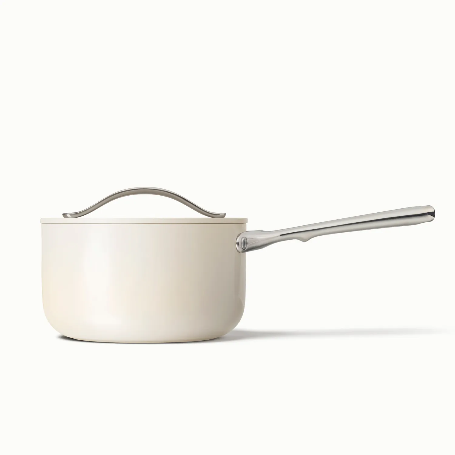 Caraway Ceramic Nonstick Saucepan with Lid, 3 qt.