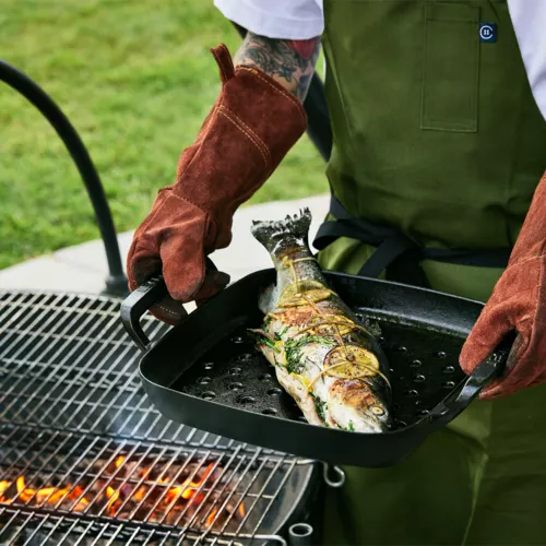Le Creuset Alpine Square Grill Basket, 12”