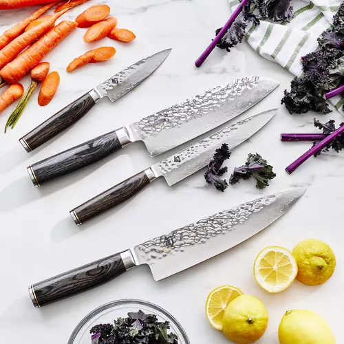 Shun Premier Grey Santoku Knife, 7&#34;