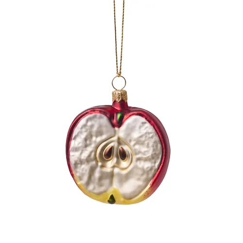 Sur la table Red Apple Ornament