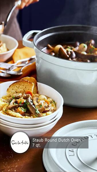 Staub Round Dutch Oven, 7 qt.
