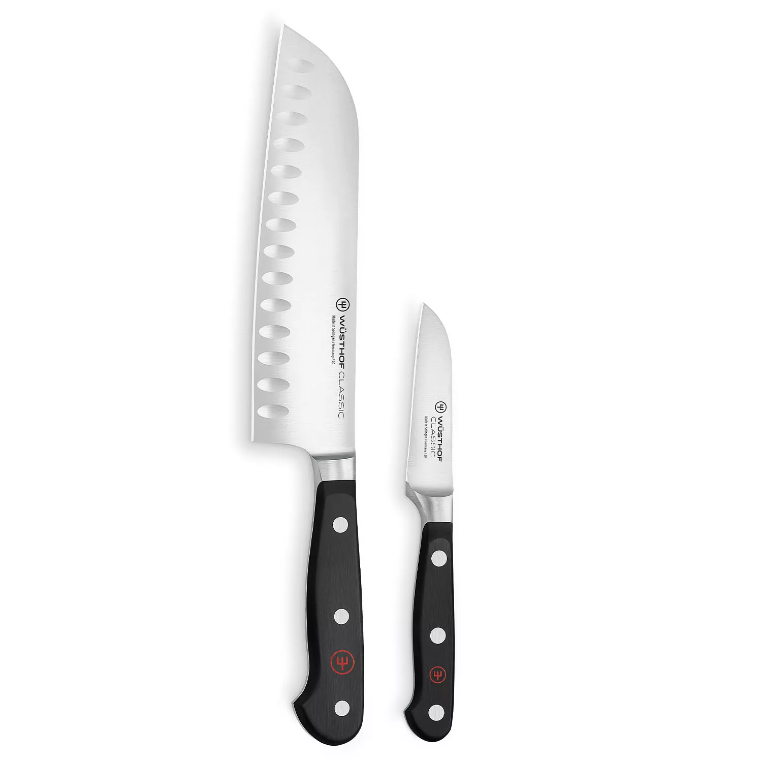 Order a Perfectly Balanced Japanese Santoku Paring Knife Set Today, Buy  the Classic 2 Piece Santoku Paring Knife Set at GLOBAL CUTLERY