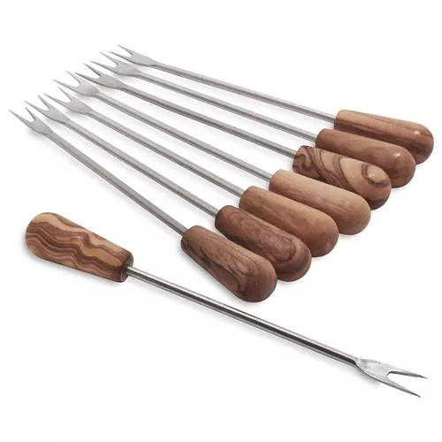 Sur La Table Italian Olivewood Appetizer Picks, Set Of 8