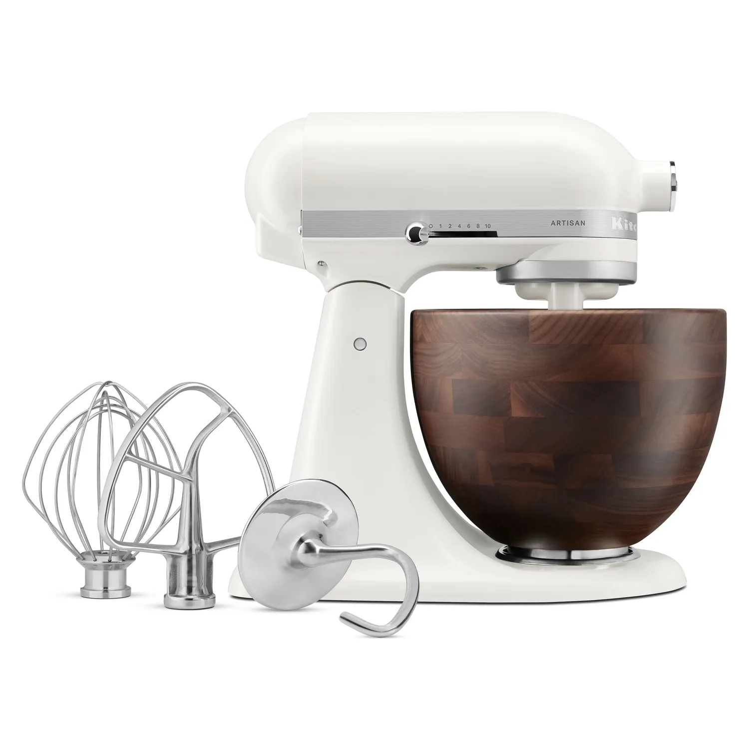 KitchenAid® Artisan Tilt-Head Stand Mixer with Walnut Wood Bowl