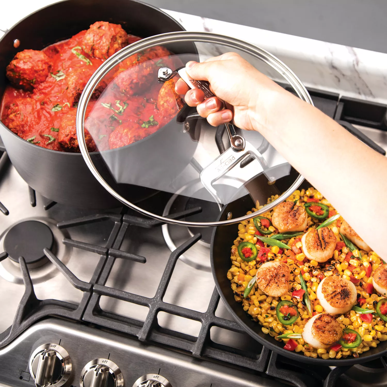 All-Clad Essentials Nonstick 10-Piece Cookware Set