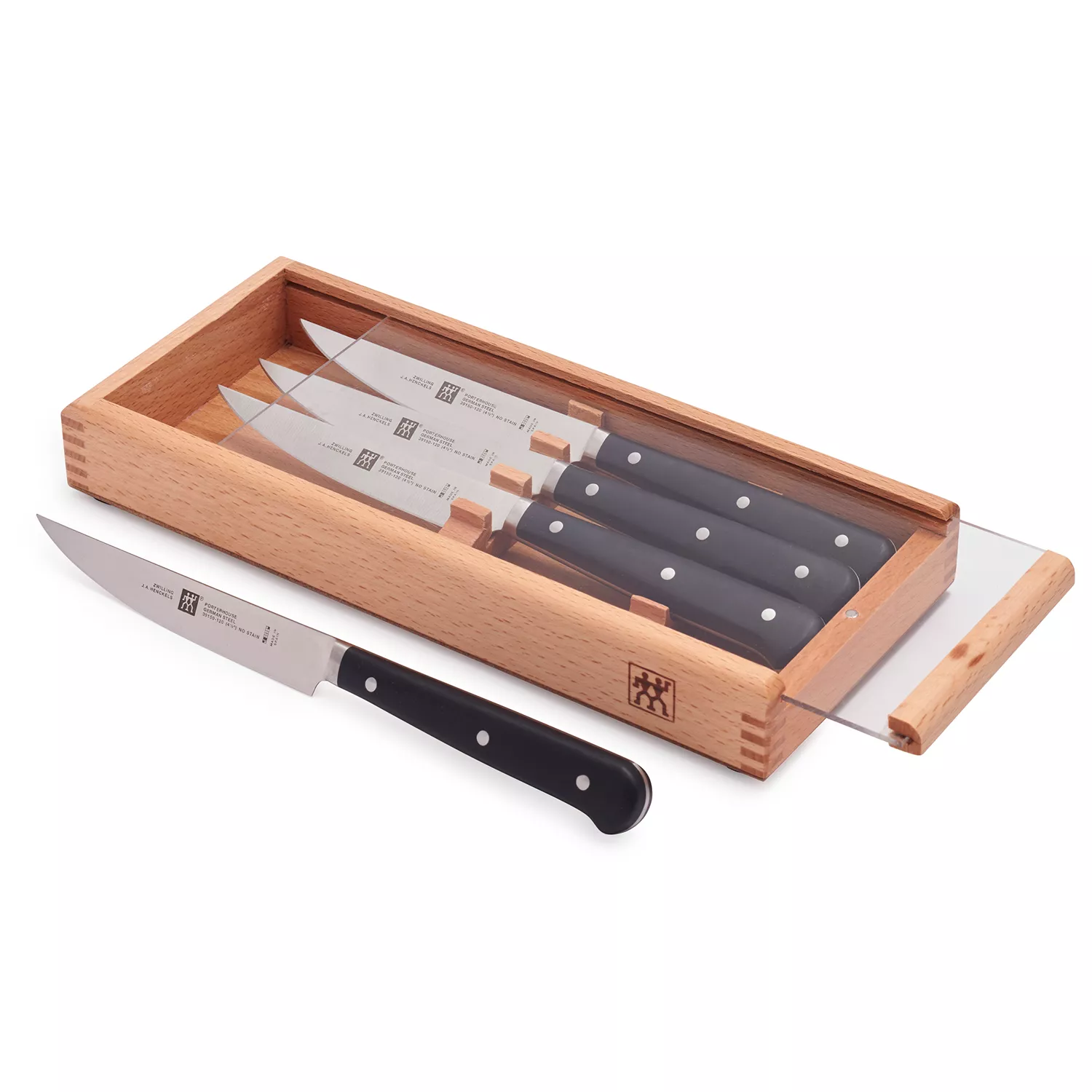 Zwilling J.A. Henckels Porterhouse Steak Knives, Set of 4