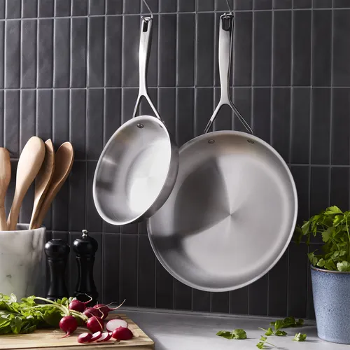 Demeyere Essential 5 Stainless Steel Skillet Set, 8" & 11"