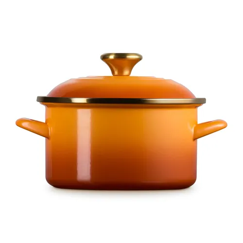 Le Creuset Petite Enameled Steel Stockpot, 3.8 qt.