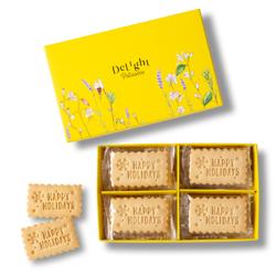 Delight Patisserie Happy Holidays Cookie Box