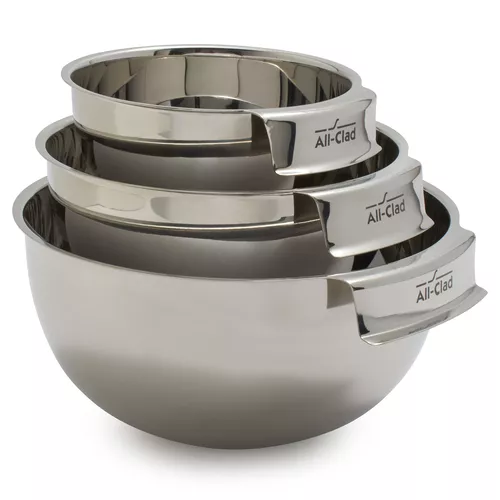 All-Clad Stainless Steel Mixing Bowls, Set of 3