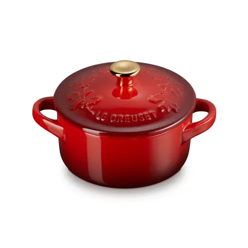 Le Creuset Holly Petite Cocotte, 8 oz.