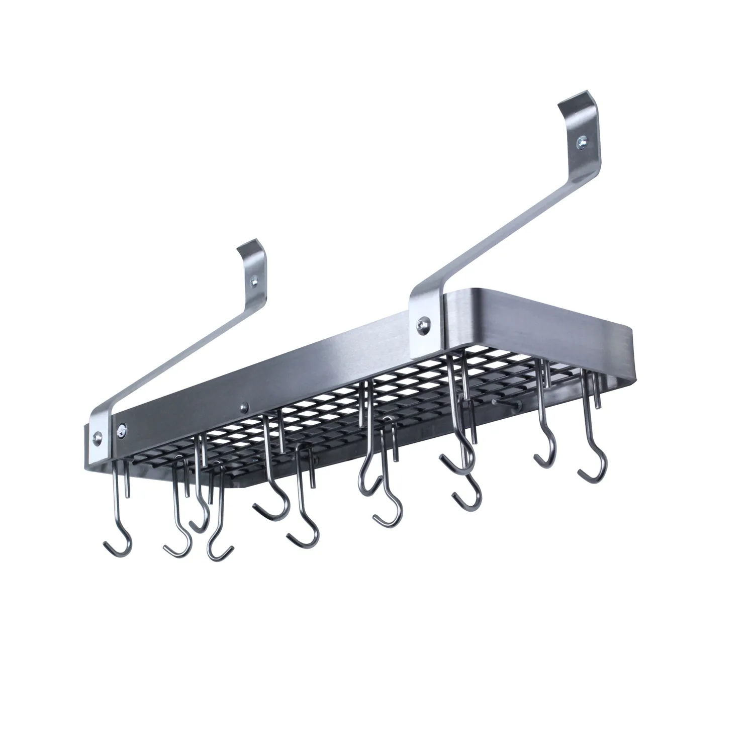 Enclume Gourmet Stainless Steel Bookshelf Wall Racks
