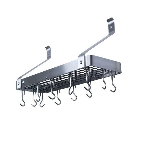 Enclume Gourmet Stainless Steel Bookshelf Wall Racks