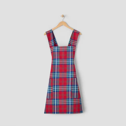 Sur La Table Plaid Holiday Smock Apron