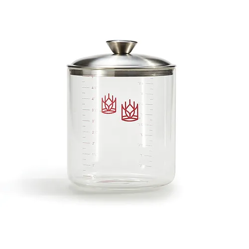 King Arthur Baking Co. Glass Sourdough Crock