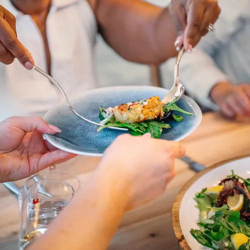 Sur La Table Cloud Salad Plate