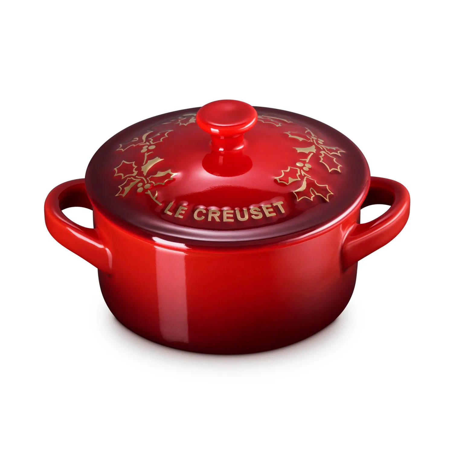 Le Creuset Holly Petite Cocotte, 8 oz.