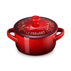 Le Creuset Holly Petite Cocotte, 8 oz.