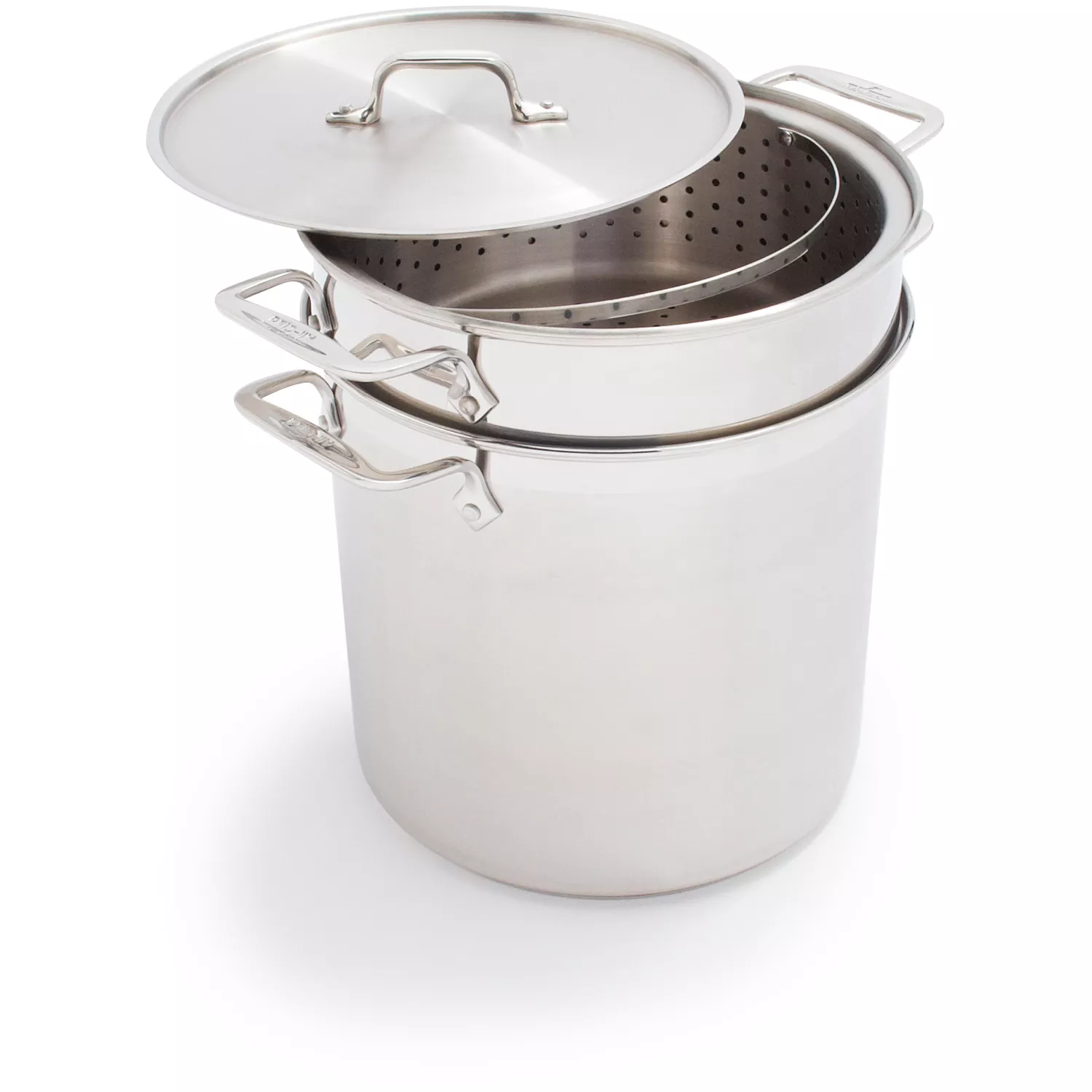 Stainless Steel Stock Pot  6, 8, and 12 QT - Made In