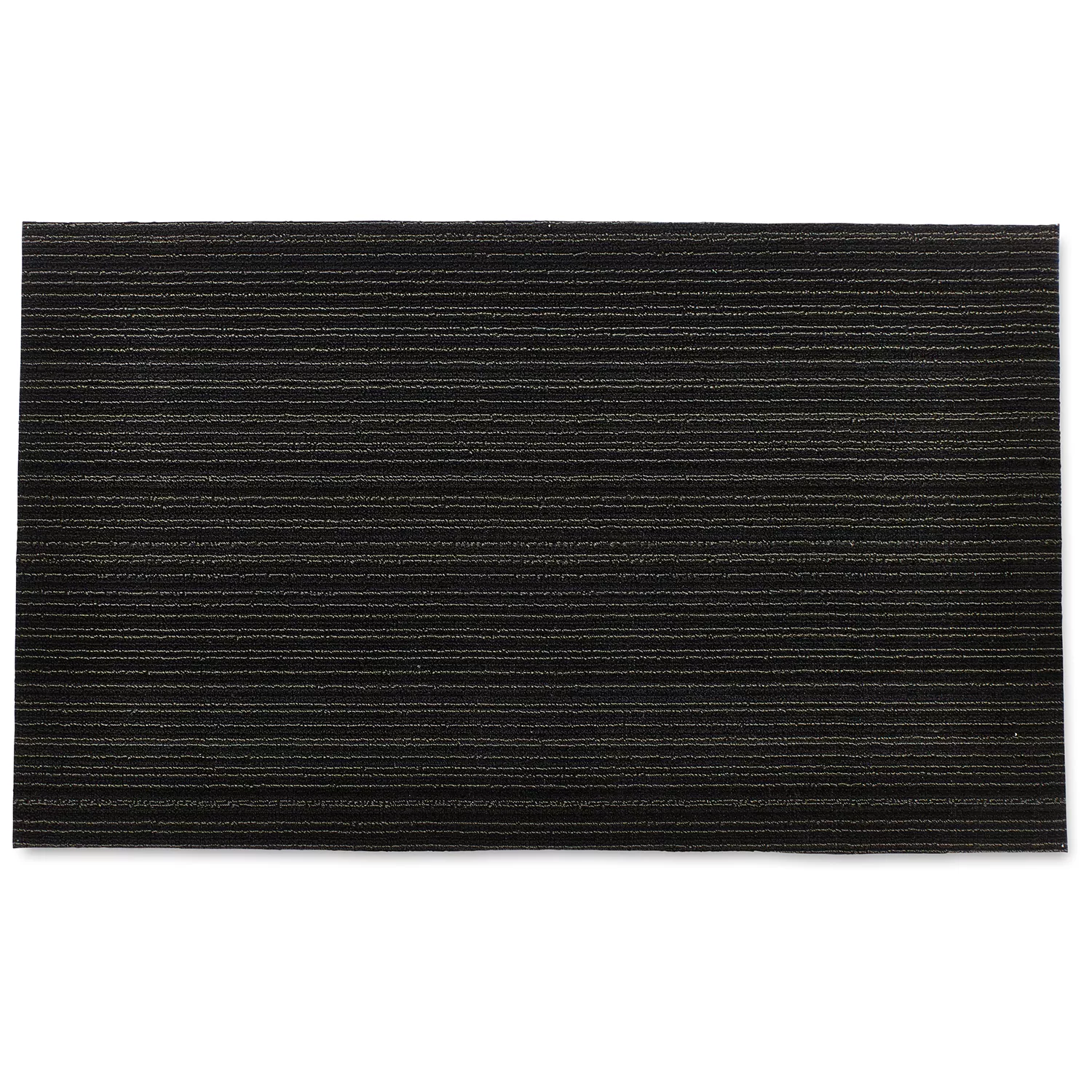 Chilewich Skinny Stripe Shag Mat, Steel