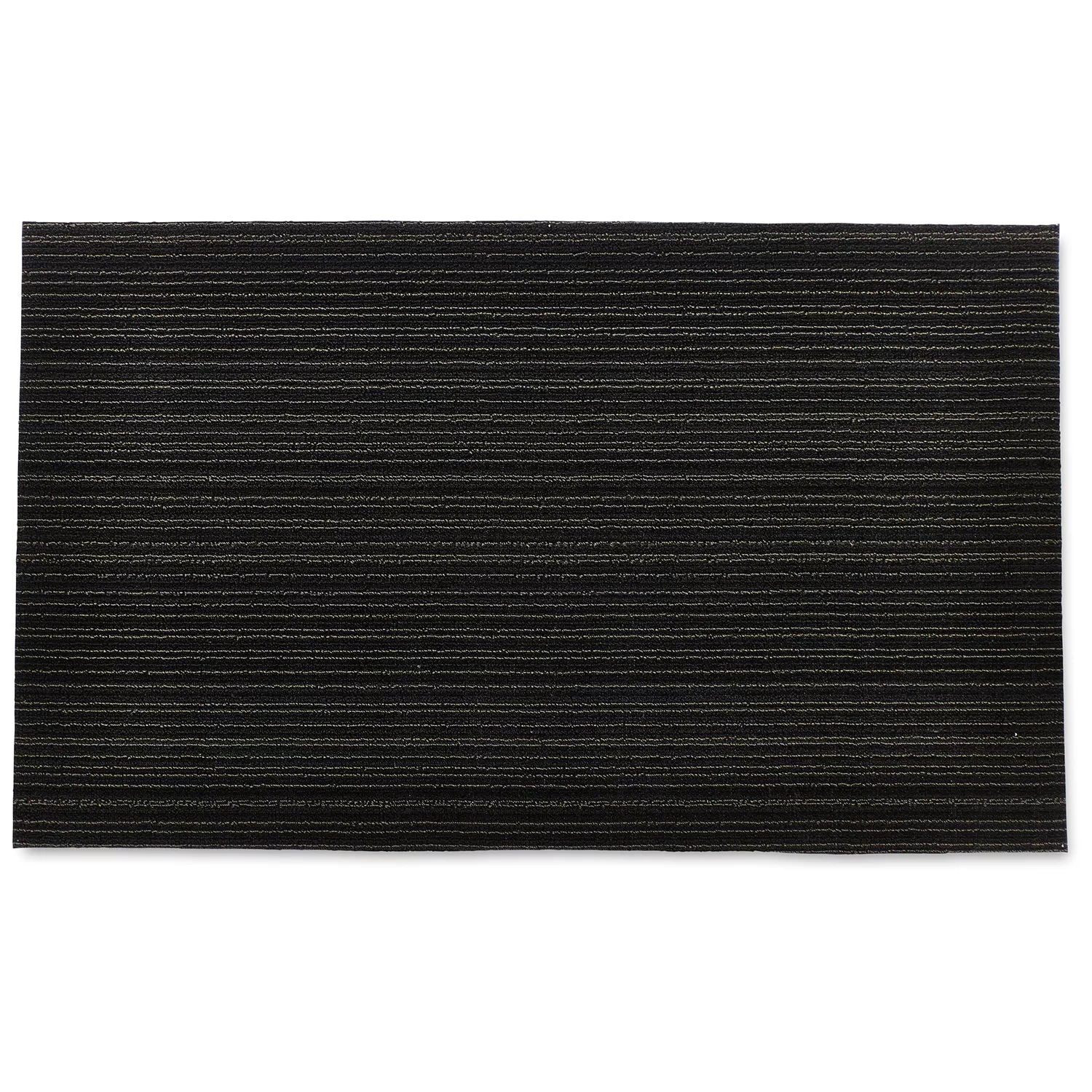 Skinny Stripe Shag Utility Floor Mat, Shadow - 24x36