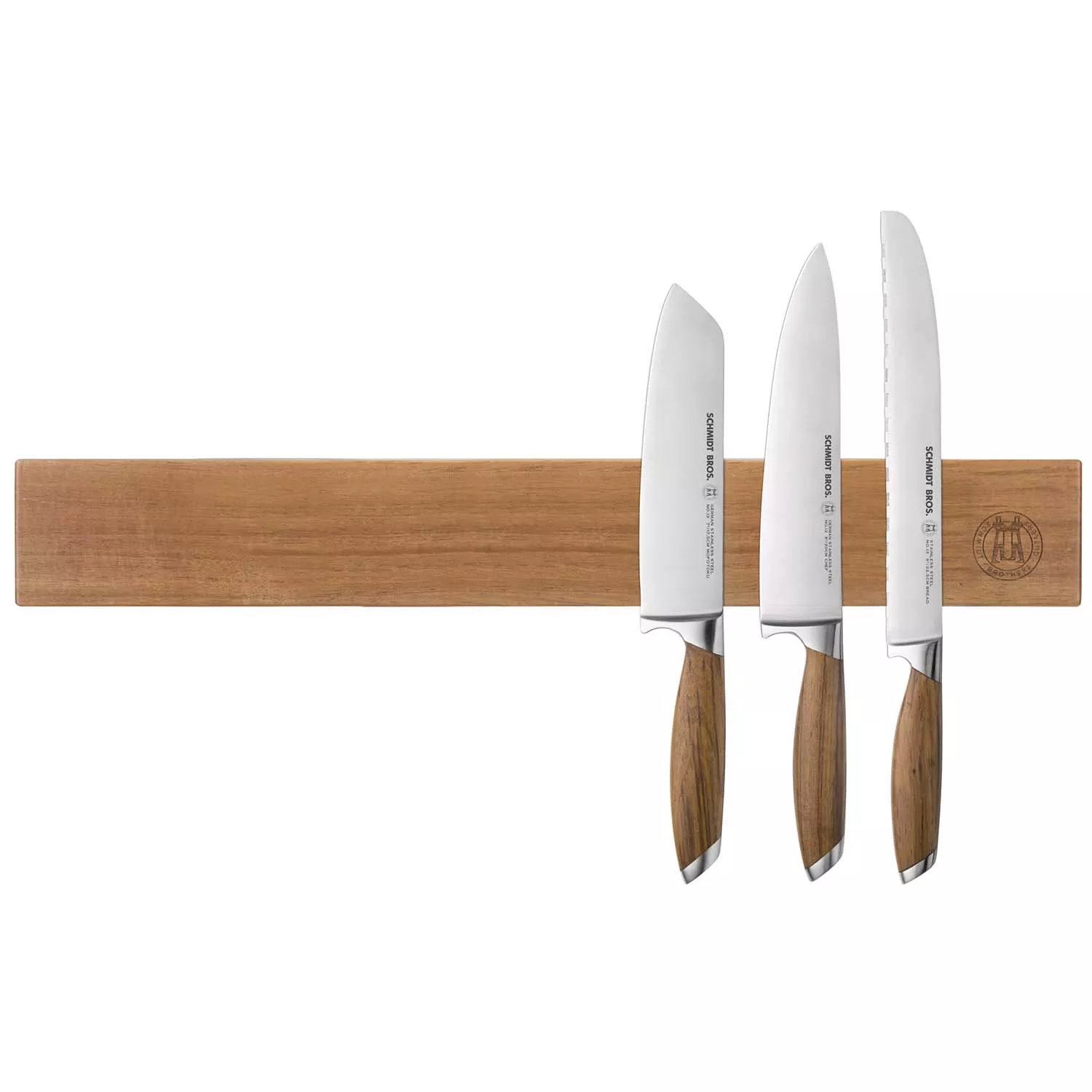 Schmidt Brothers Cutlery Acacia Magnetic Wall Bar
