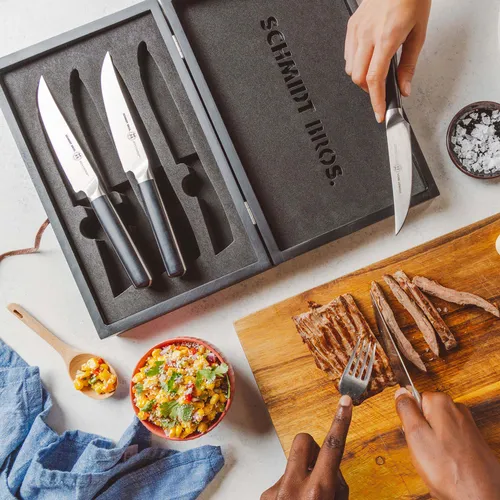 Schmidt Brothers Crosstown Steak Knives, Set of 4