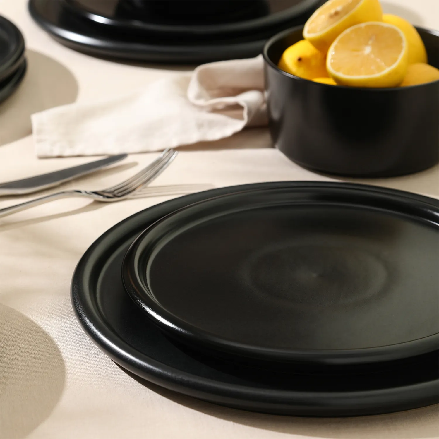 Stone Lain Eden Stoneware 12-Piece Dinnerware Set