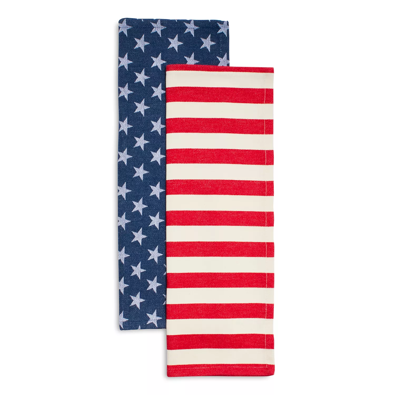 Sur La Table Jacquard Stars & Stripes Kitchen Towels, Set of 2