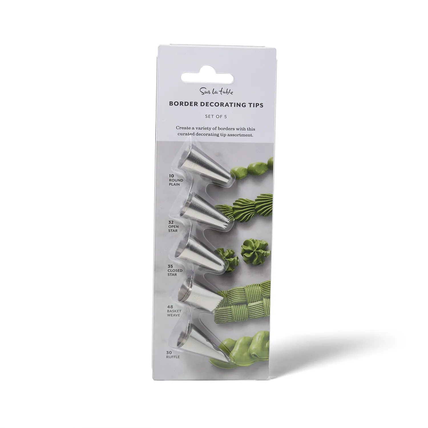 Sur La Table Floral Decorating Tips, Set of 5