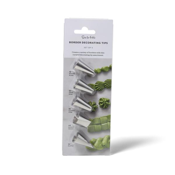 Sur La Table Floral Decorating Tips, Set of 5